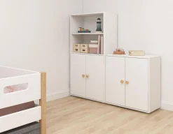 Outlet FLEXA Mini-Reol, 2 Lager White/Oak