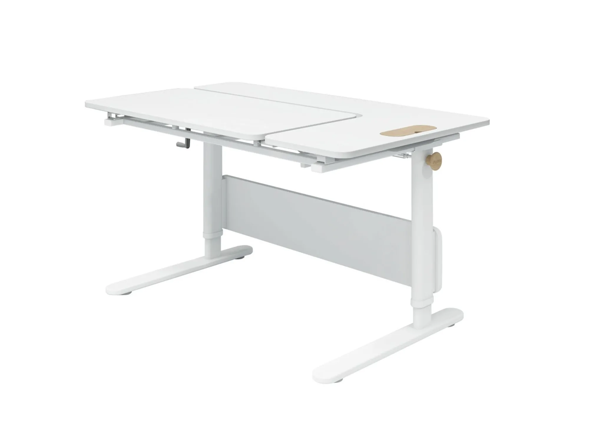 Best FLEXA Moby Skrivebord, Venstre Vip White