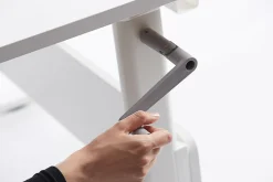 Best FLEXA Moby Skrivebord, Venstre Vip White