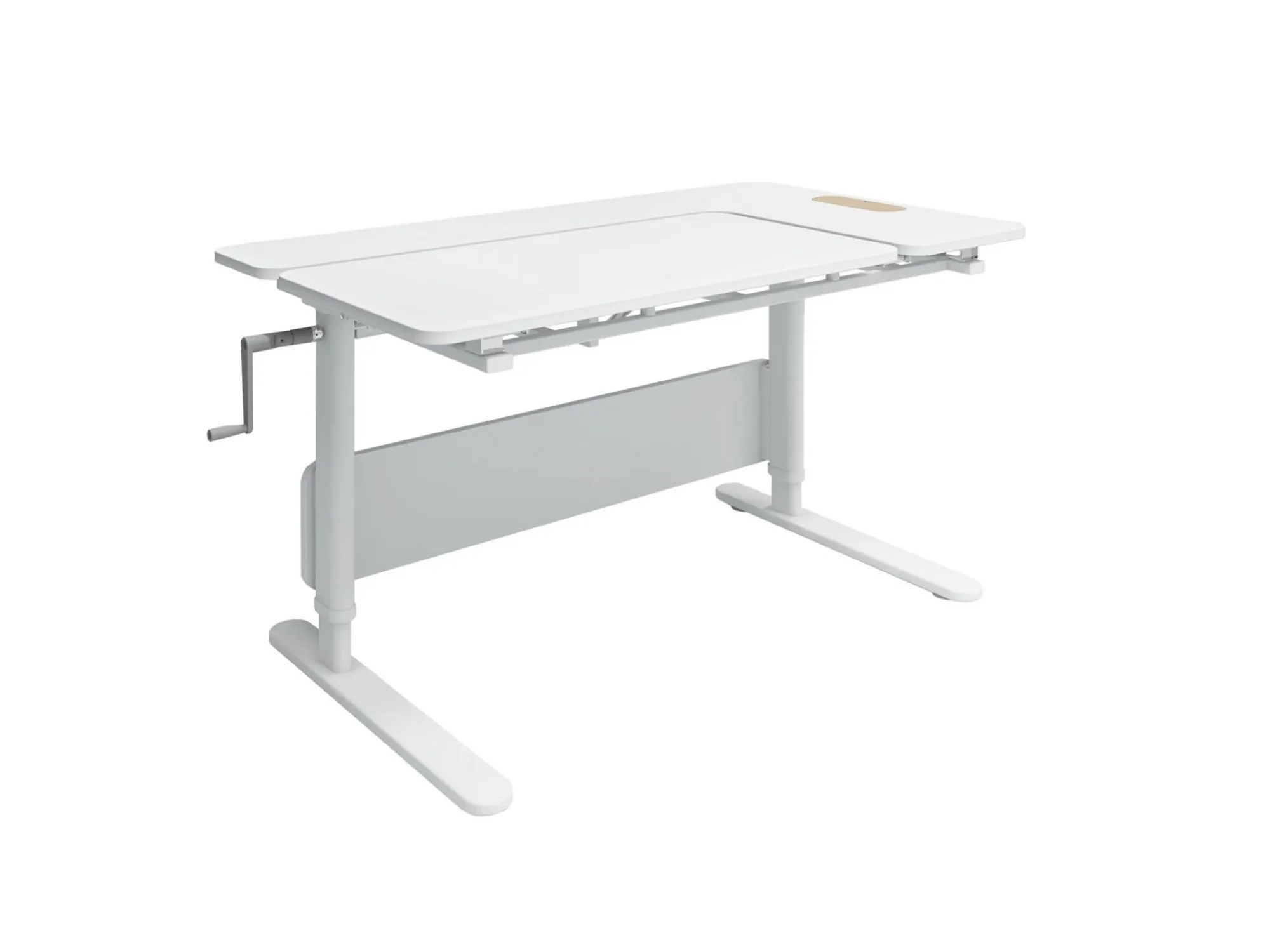 Best FLEXA Moby Skrivebord, Venstre Vip White