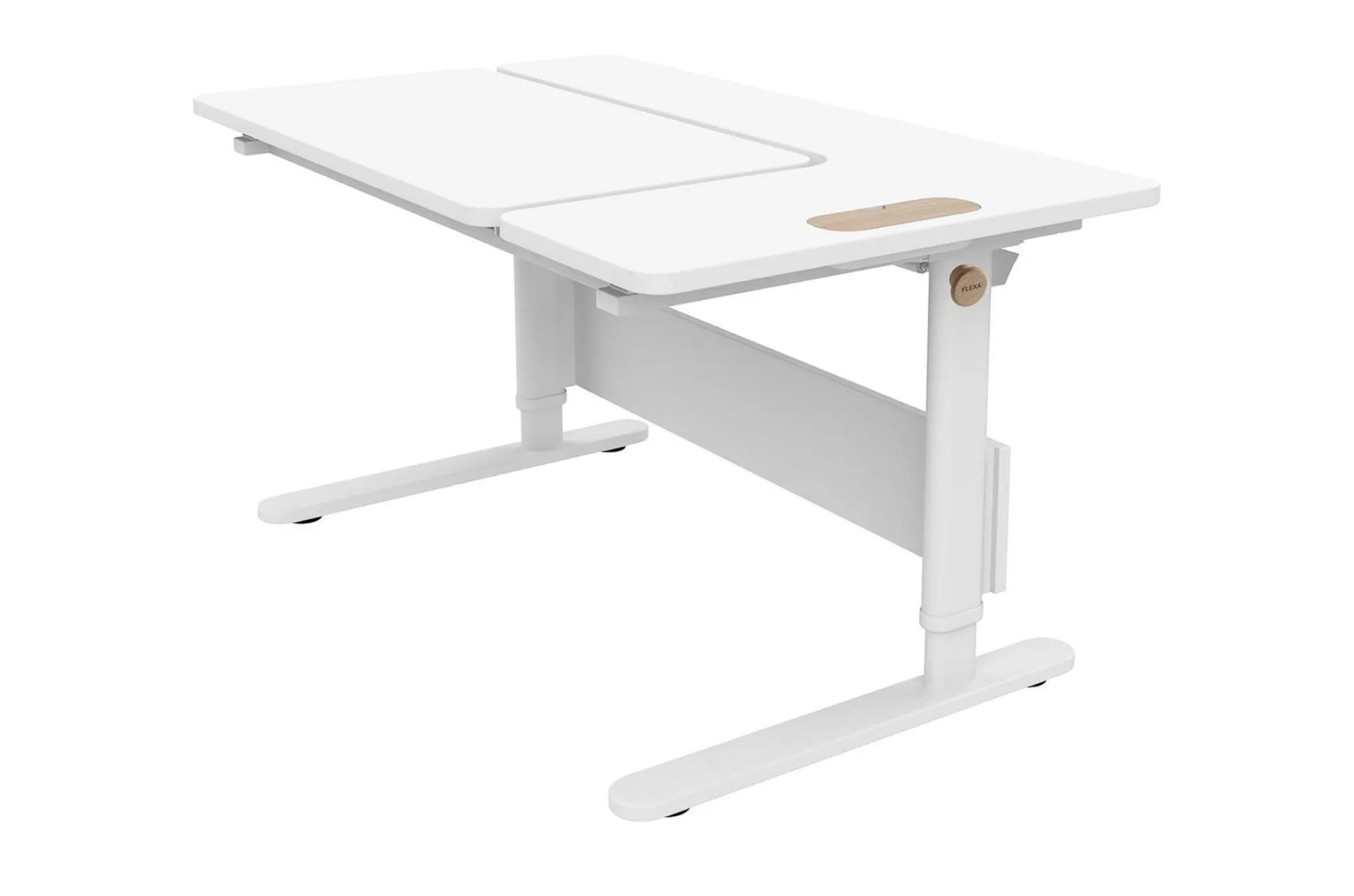 Best FLEXA Moby Skrivebord, Venstre Vip White