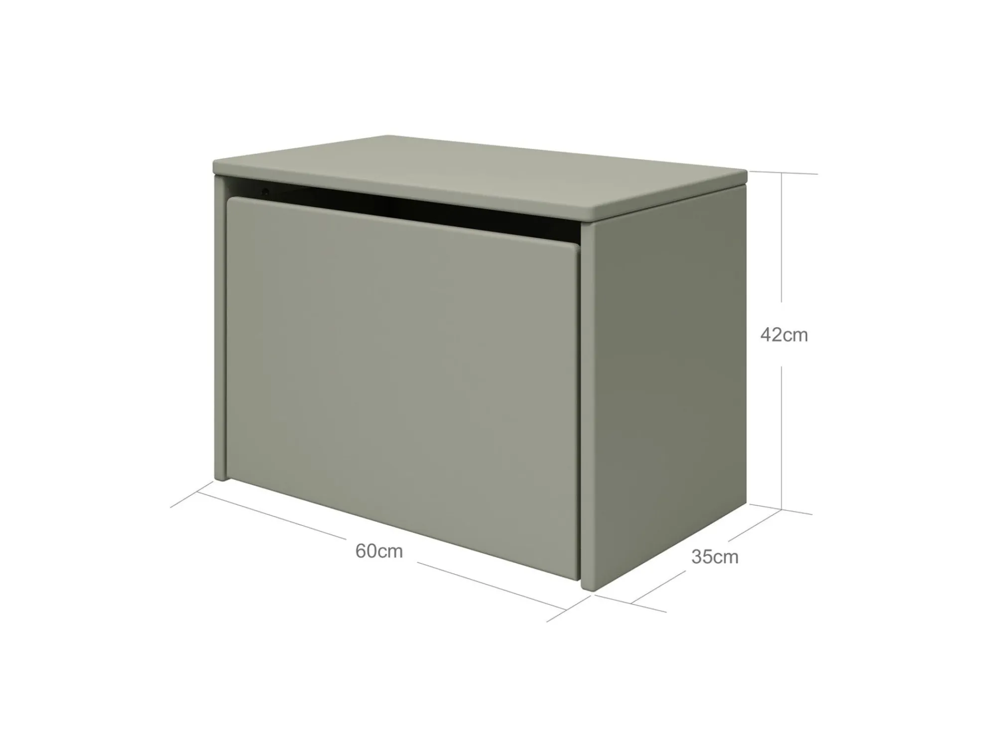 Shop FLEXA Opbevaringsbaenk Natural Green
