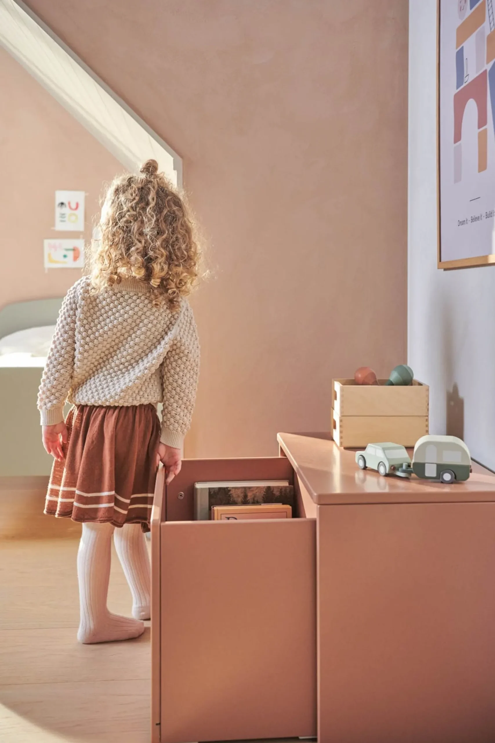 Clearance FLEXA Opbevaringsbaenk Blush