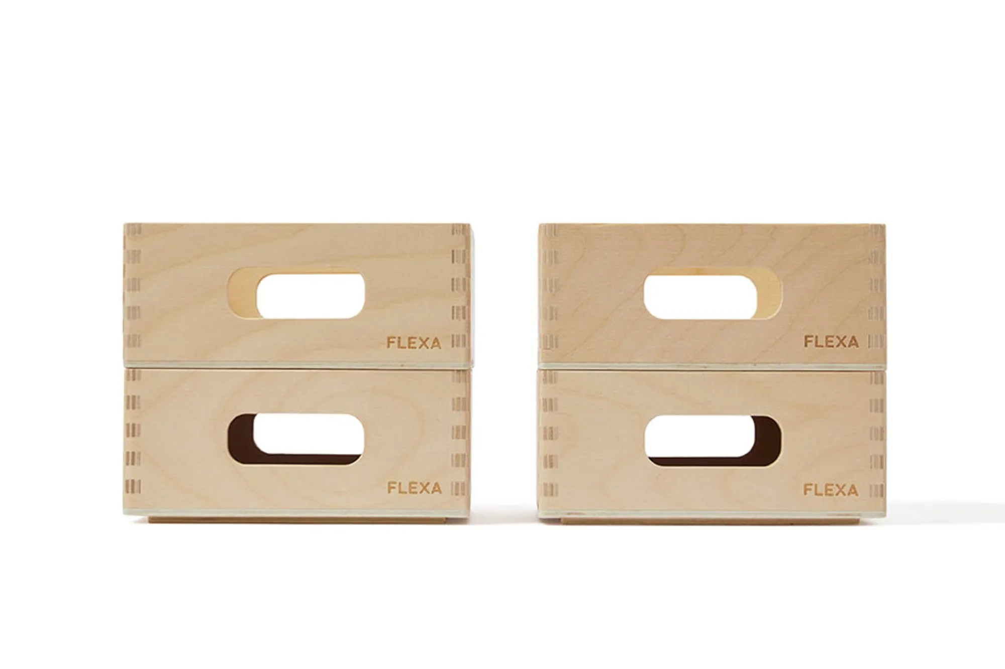 Outlet FLEXA Opbevaringskasser I Trae ?Mini Pine