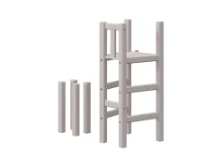 Hot FLEXA Platform Og Ben Til Halvhøj Seng Grey Washed Pine