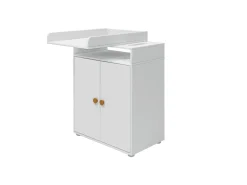 Store FLEXA Puslebord, 2 Lager White/Mustard