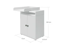 Clearance FLEXA Puslebord, 2 Lager White/Deep Green