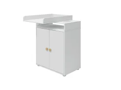 Hot FLEXA Puslebord, 2 Lager White/Oak