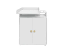 Hot FLEXA Puslebord, 2 Lager White/Oak
