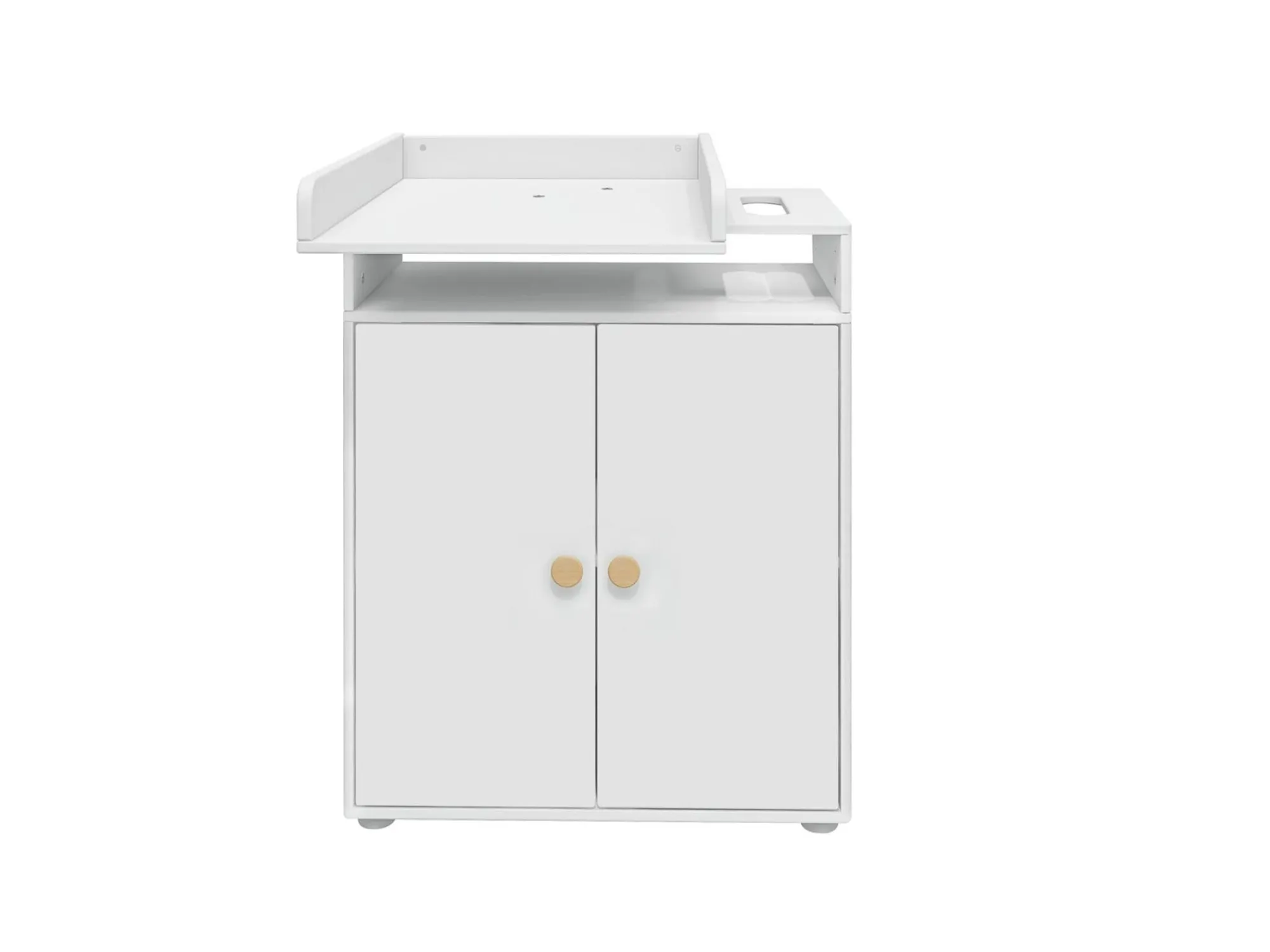 Hot FLEXA Puslebord, 2 Lager White/Oak