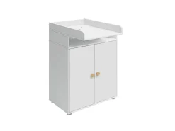 Hot FLEXA Puslebord, 2 Lager White/Oak