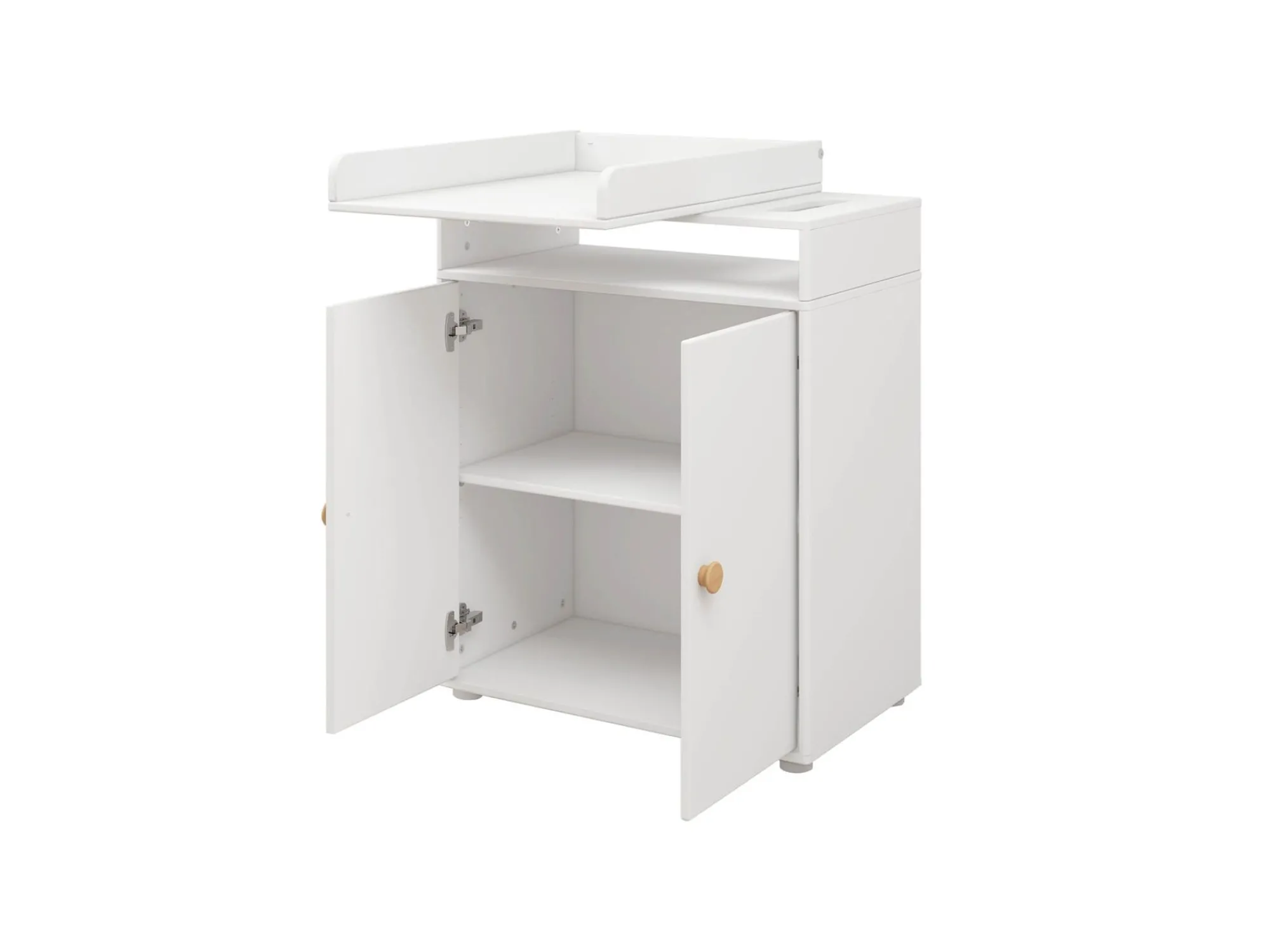 Hot FLEXA Puslebord, 2 Lager White/Oak