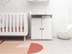 Best Sale FLEXA Puslebord, 2 Lager White/Blush