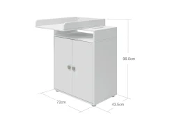 Shop FLEXA Puslebord, 2 Lager White/Natural Green