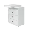 New FLEXA Puslebord, 3 Skuffer White/Deep Green