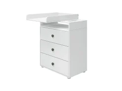 New FLEXA Puslebord, 3 Skuffer White/Deep Green
