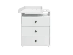 New FLEXA Puslebord, 3 Skuffer White/Deep Green