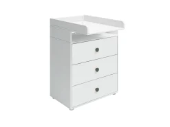 New FLEXA Puslebord, 3 Skuffer White/Deep Green