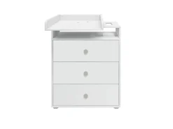 Hot FLEXA Puslebord, 3 Skuffer White/Natural Green