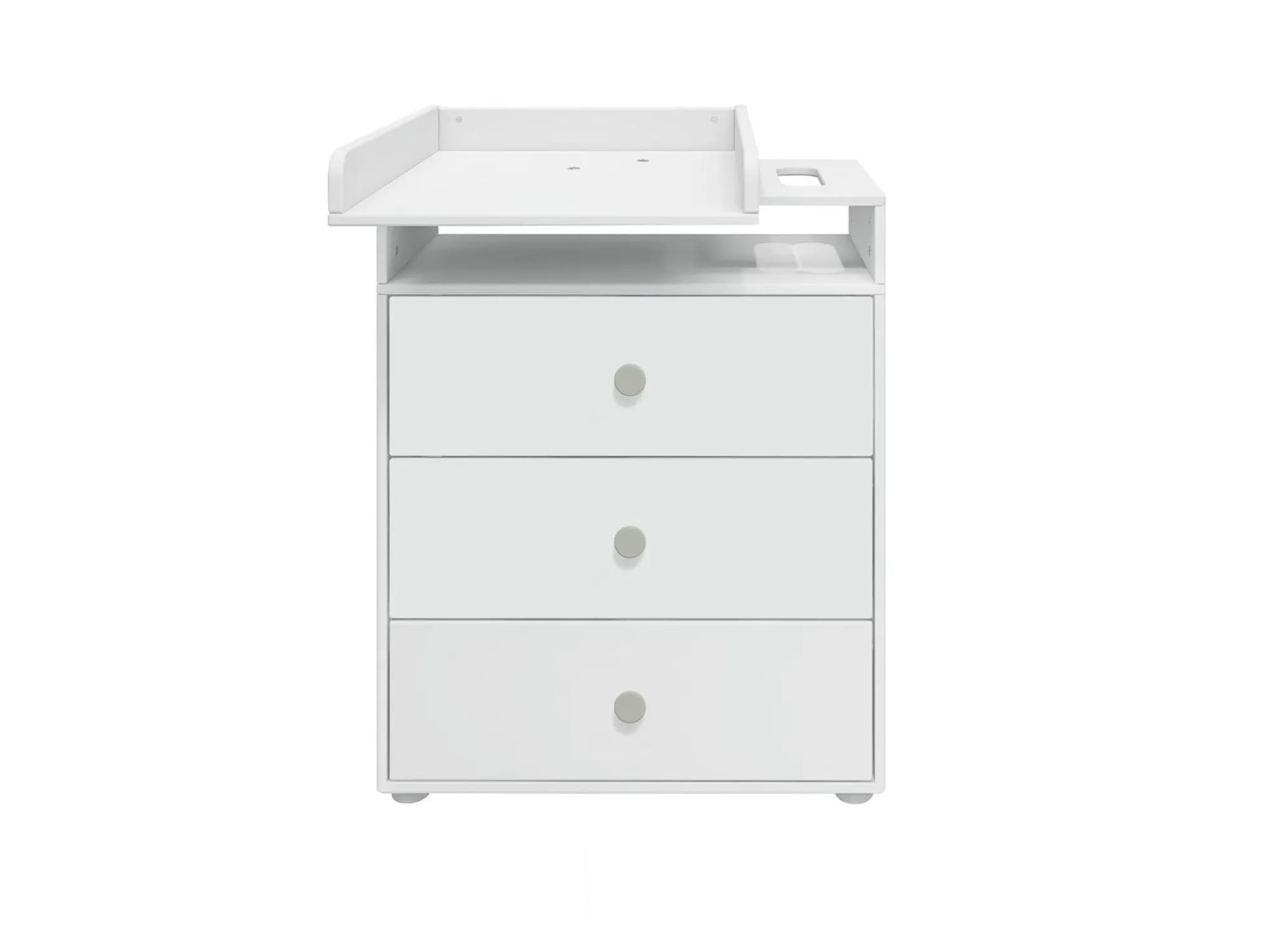 Hot FLEXA Puslebord, 3 Skuffer White/Natural Green