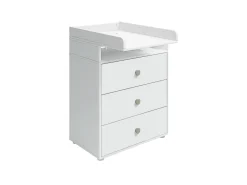 Hot FLEXA Puslebord, 3 Skuffer White/Natural Green