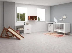 Fashion FLEXA Puslebord, 3 Skuffer White/Blush