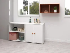 Fashion FLEXA Puslebord, 3 Skuffer White/Blush