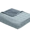 Clearance FLEXA Quiltet Taeppe, L:200 B:230 Light/Dark Frosty Blue