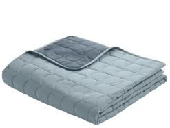 Clearance FLEXA Quiltet Taeppe, L:200 B:230 Light/Dark Frosty Blue