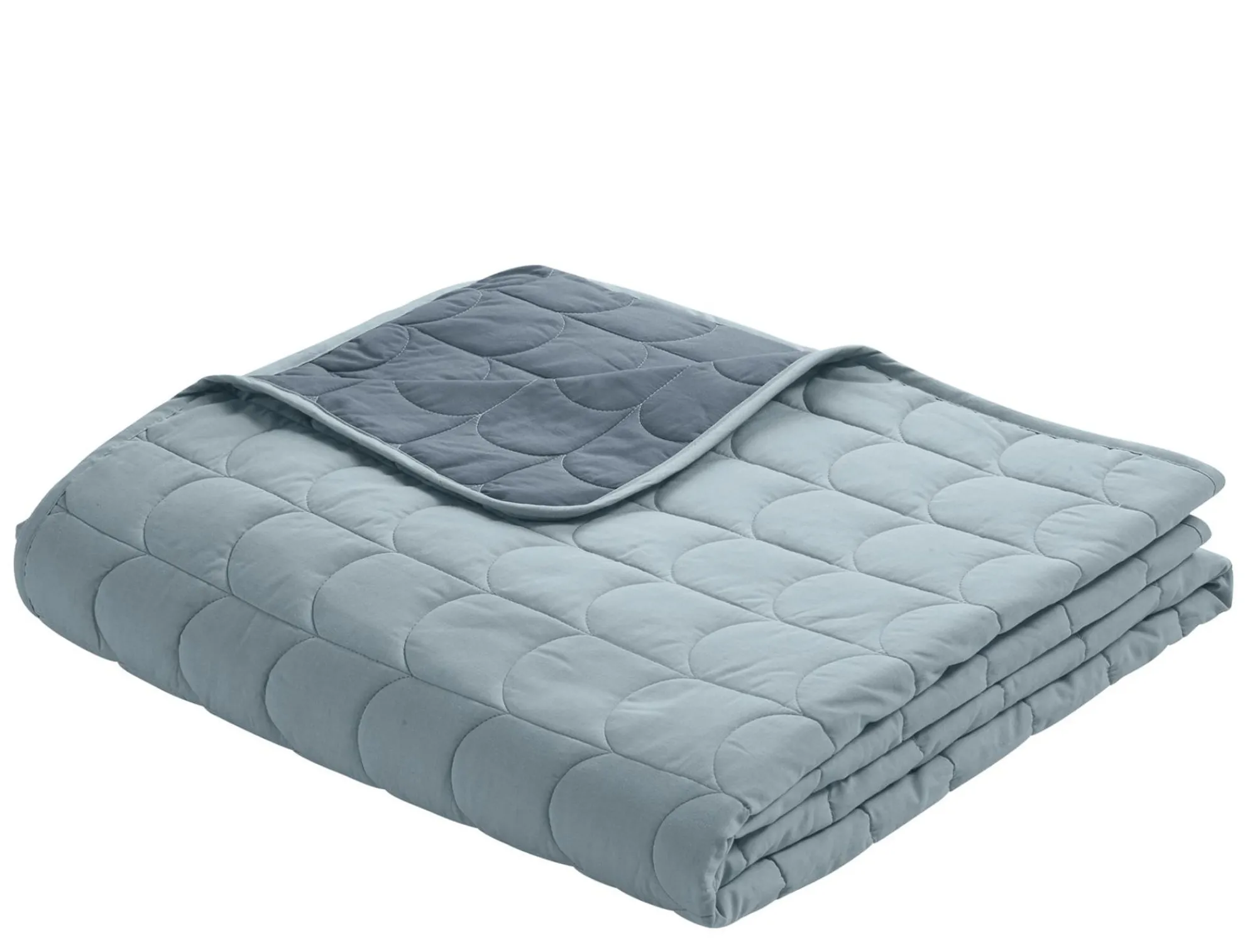 Clearance FLEXA Quiltet Taeppe, L:200 B:230 Light/Dark Frosty Blue