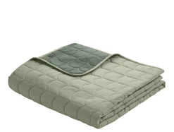 New FLEXA Quiltet Taeppe, L:200 B:230 Light/Dark Moss Green