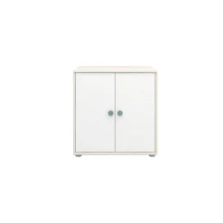 Best Sale FLEXA Skab Light Teal/White Washed Pine