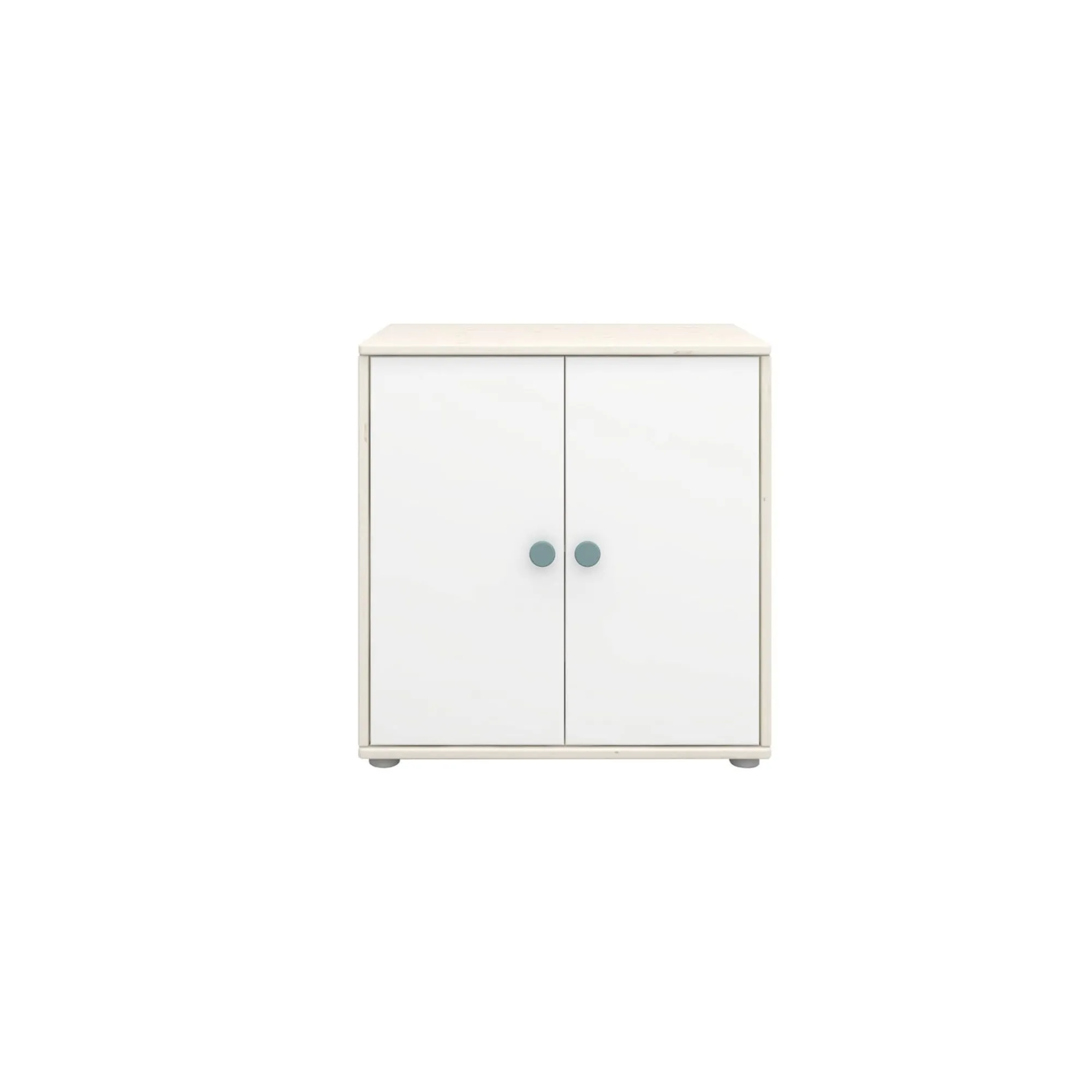 Best Sale FLEXA Skab Light Teal/White Washed Pine