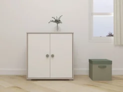 Best Sale FLEXA Skab Natural Green/Grey Washed Pine