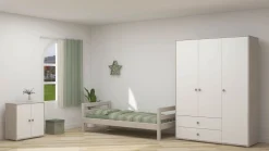 Best Sale FLEXA Skab Natural Green/Grey Washed Pine