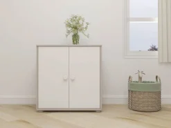 Outlet FLEXA Skab White/Grey Washed Pine