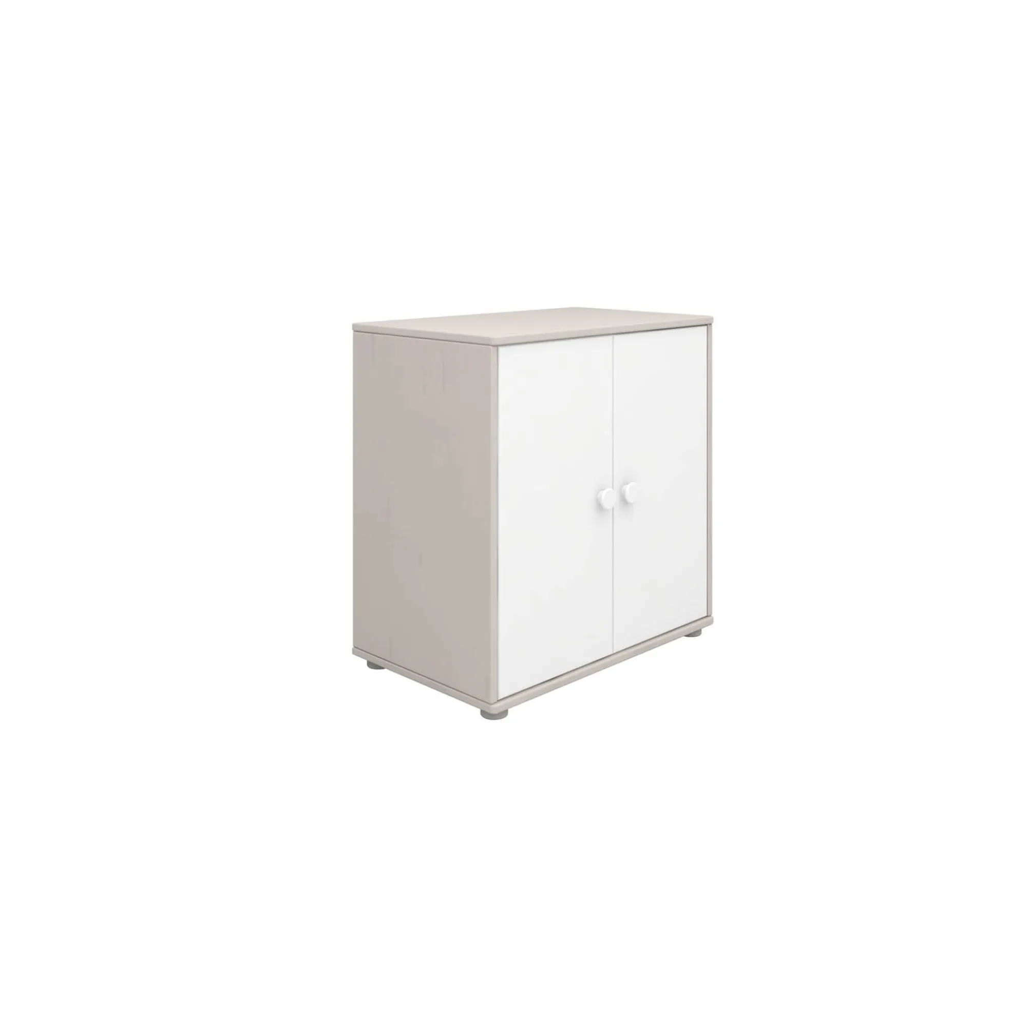 Outlet FLEXA Skab White/Grey Washed Pine