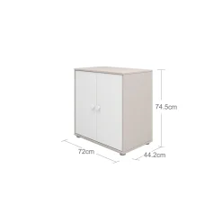 Outlet FLEXA Skab White/Grey Washed Pine