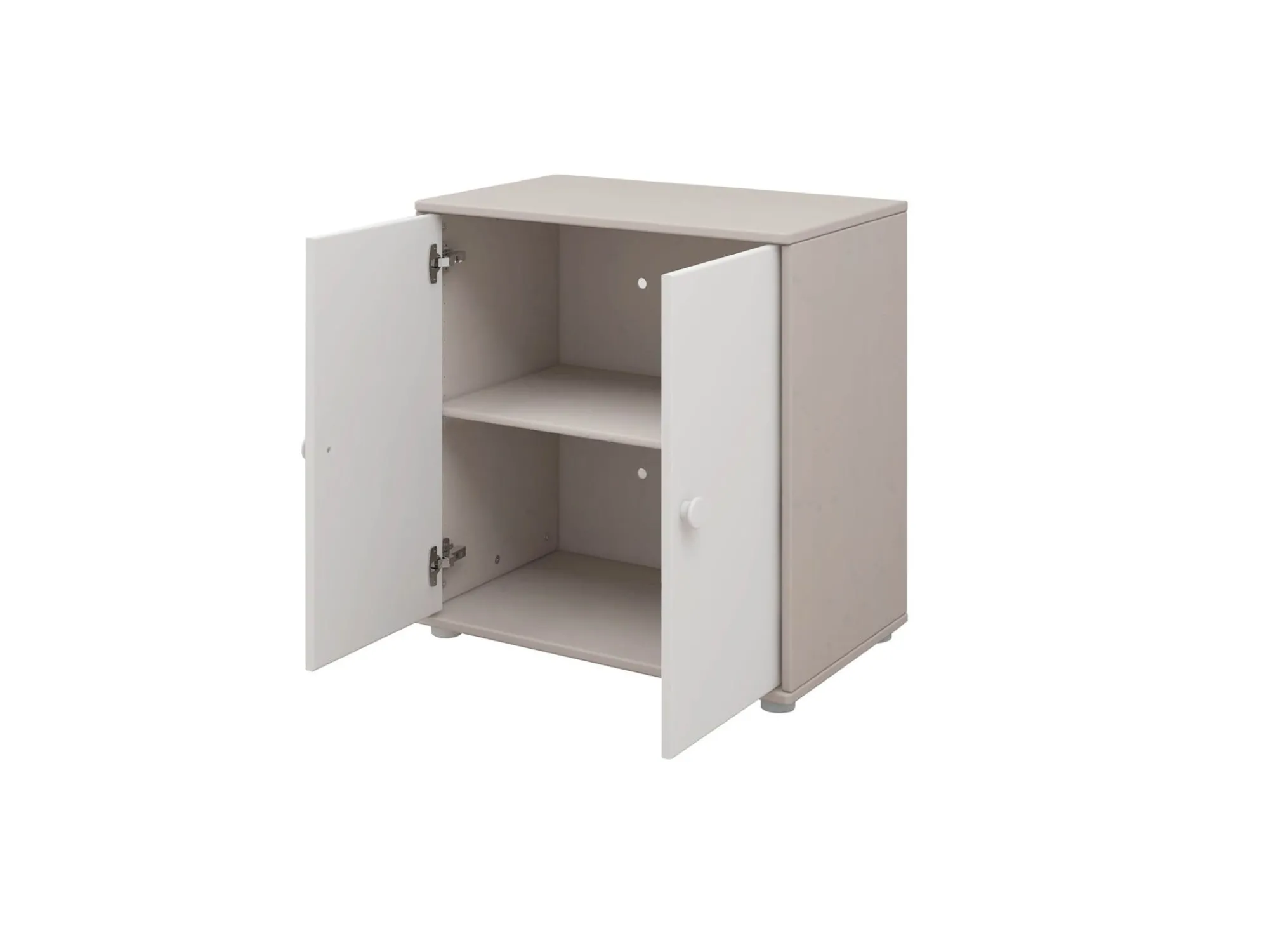 Outlet FLEXA Skab White/Grey Washed Pine