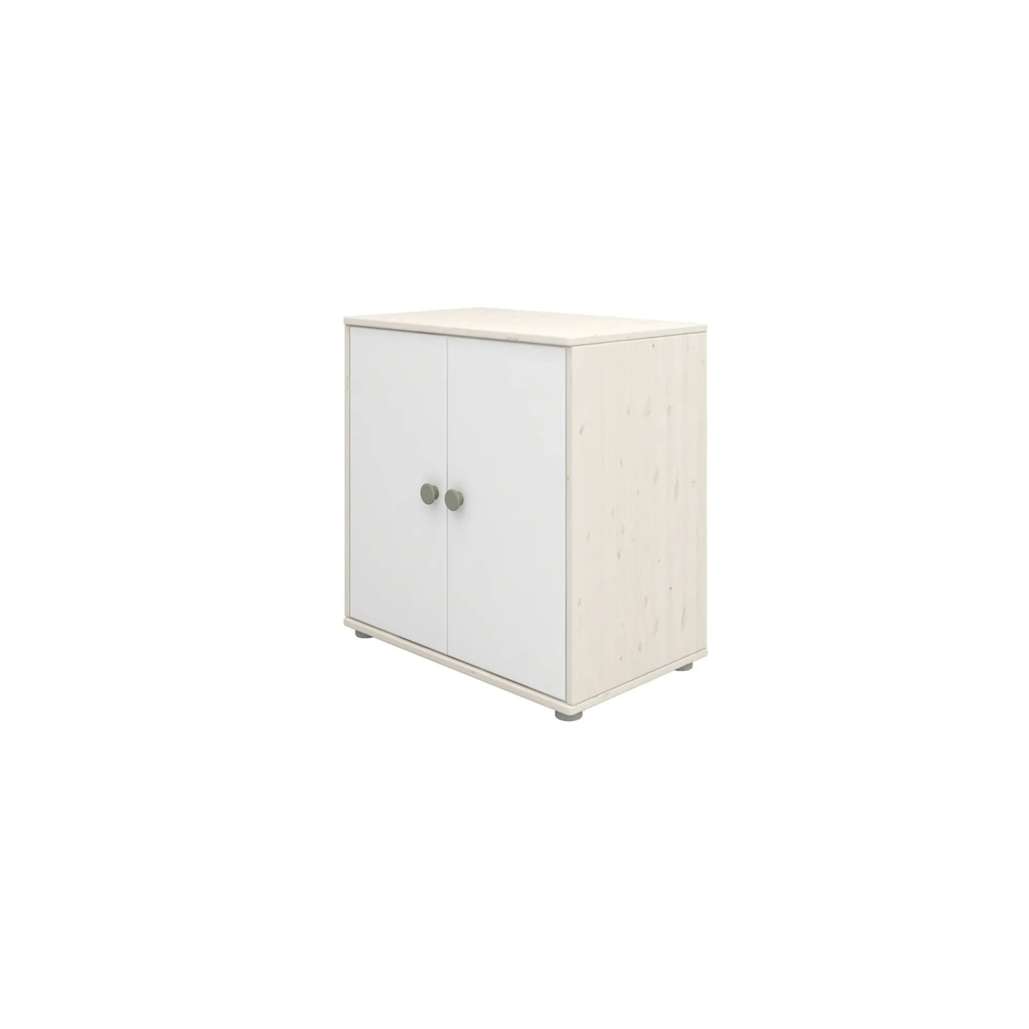 Discount FLEXA Skab Natural Green/White Washed Pine