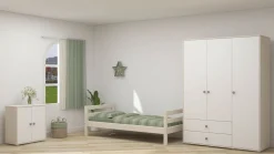 Discount FLEXA Skab Natural Green/White Washed Pine