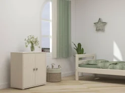 Cheap FLEXA Skab Natural Green/White Washed Pine