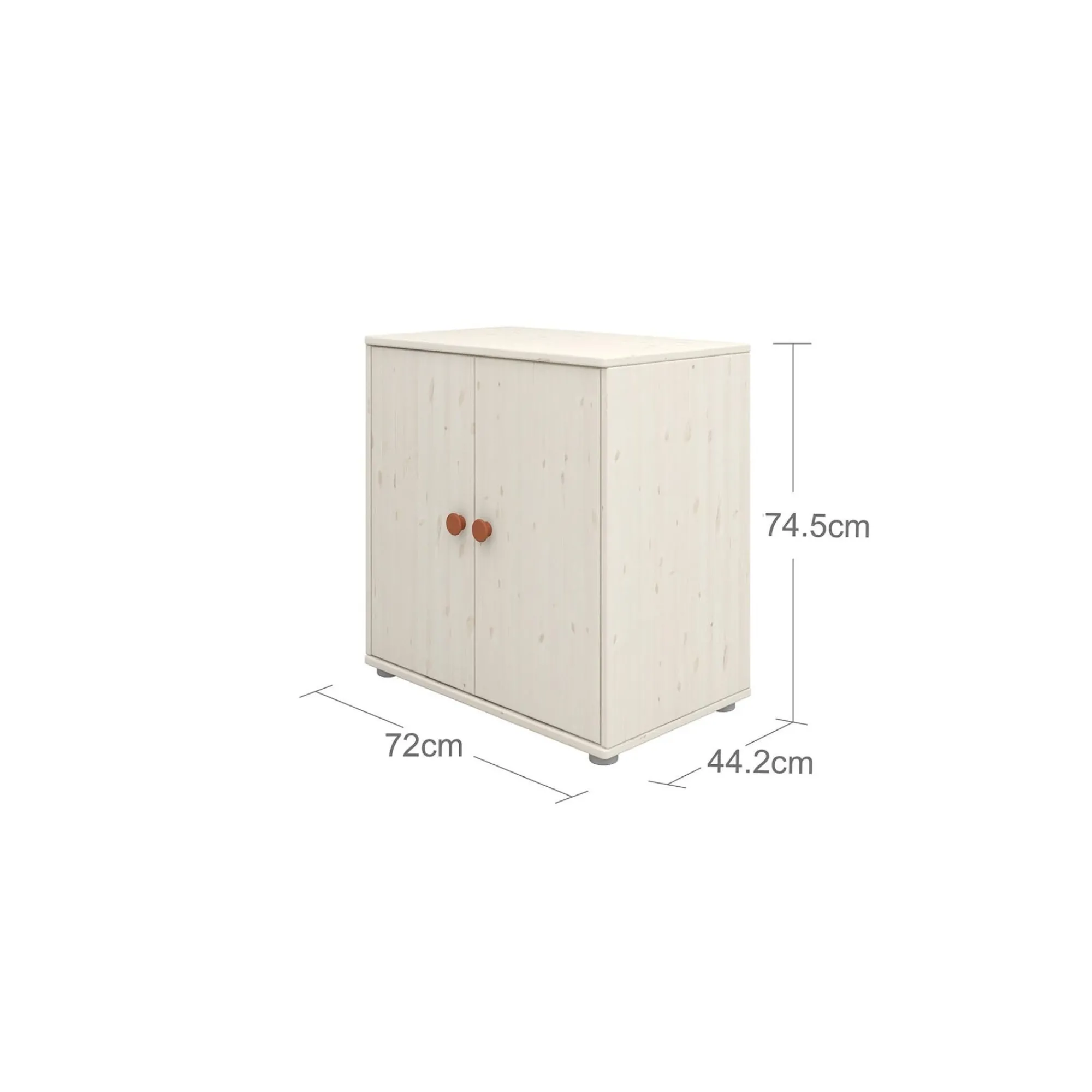 Store FLEXA Skab Light Blush/White Washed Pine