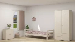 Online FLEXA Skab White/White Washed Pine