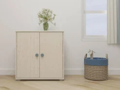 Best Sale FLEXA Skab Light Teal/White Washed Pine