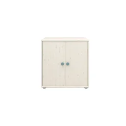 Best Sale FLEXA Skab Light Teal/White Washed Pine