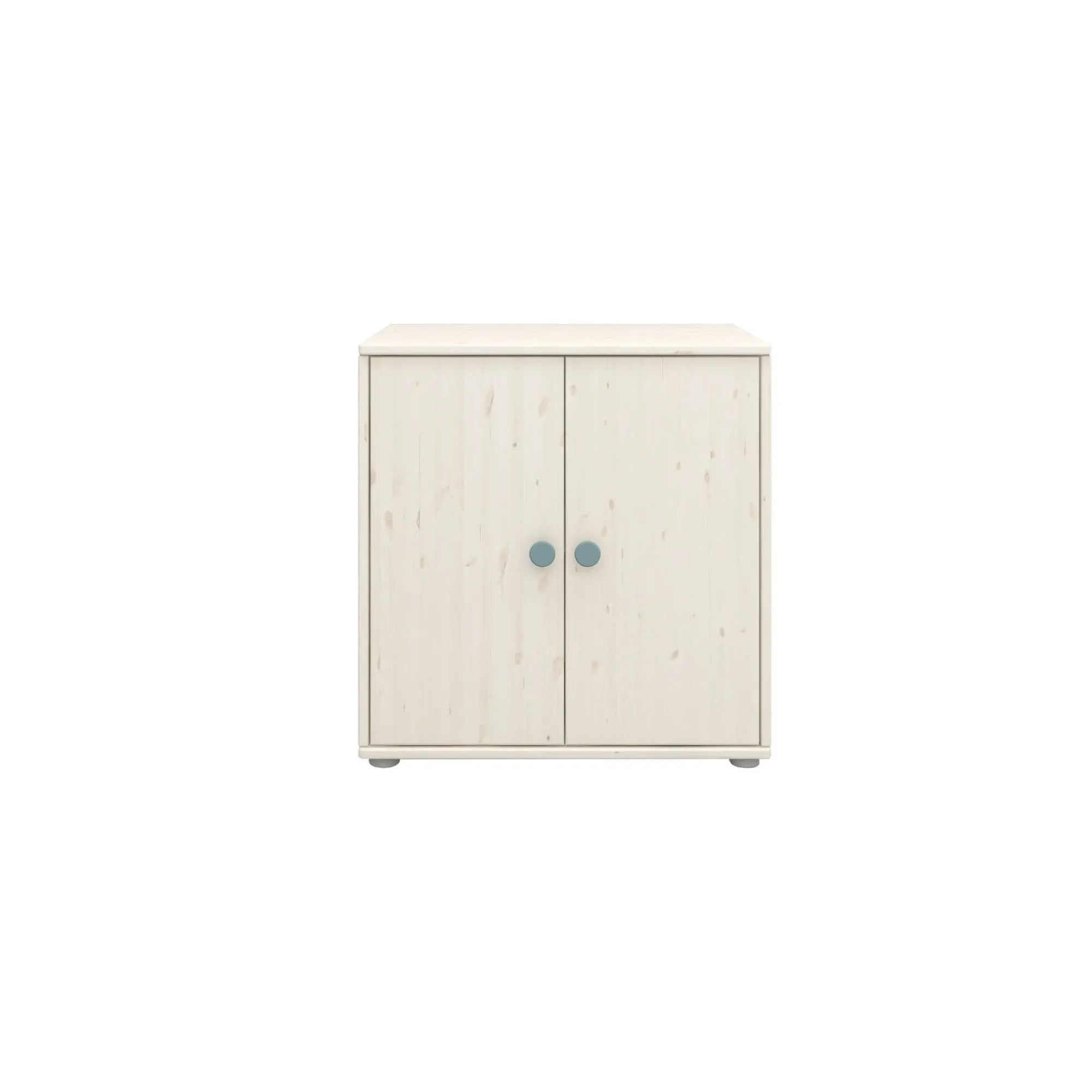 Best Sale FLEXA Skab Light Teal/White Washed Pine