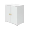 Cheap FLEXA Skab, 1 Hylde + 2 Lager White/Oak