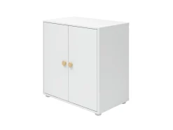 Cheap FLEXA Skab, 1 Hylde + 2 Lager White/Oak