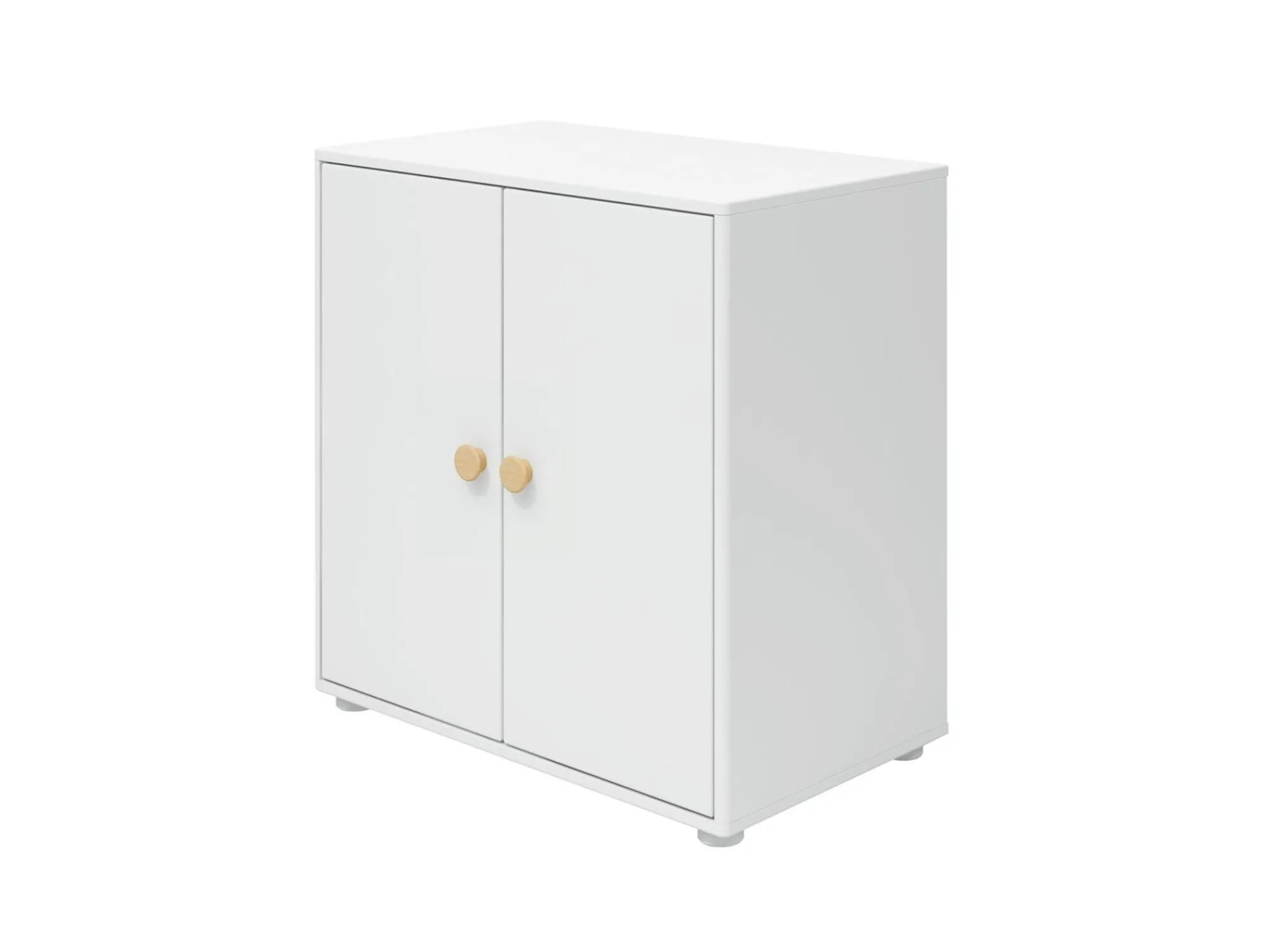 Cheap FLEXA Skab, 1 Hylde + 2 Lager White/Oak